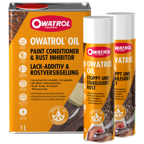 1 Liter Öl + 2 x 300ml Spray Bundle