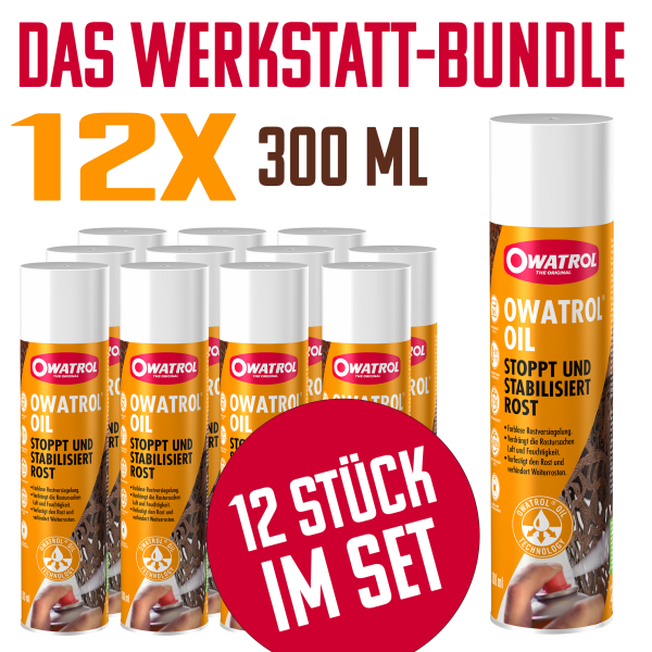 Werkstattbundle 12x Owatrol Oil Spray