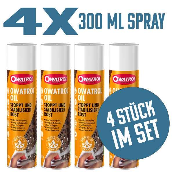 OWATROL OIL Spray 4er Bundle