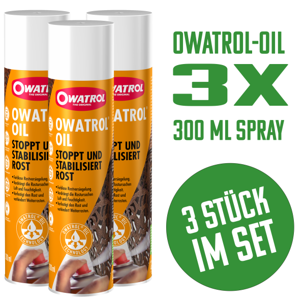 OWATROL OIL Spray 3er Bundle