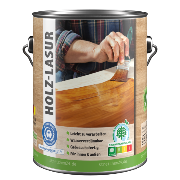 Streichen 24 Holz-Lasur
