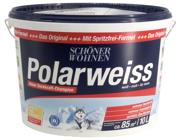 Schöner Wohnen Innenfarbe Polarweiss 10L